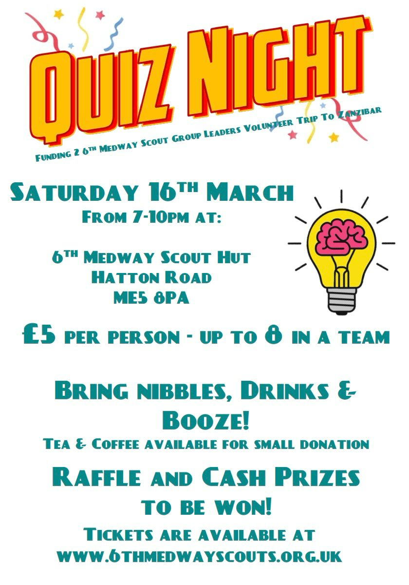 Zanzibar Fundraising Quiz Night